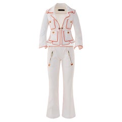 Dsquared2 S/S 2005 embellished gold crabs sailor-style suit