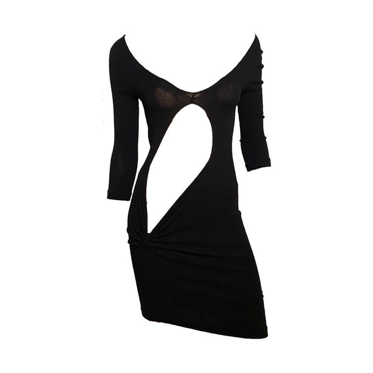 ワンピース Dsquared Dress Cut Out Dsquared2 S/S 2005 Runway Cut-Out Dress at 1stDibs
