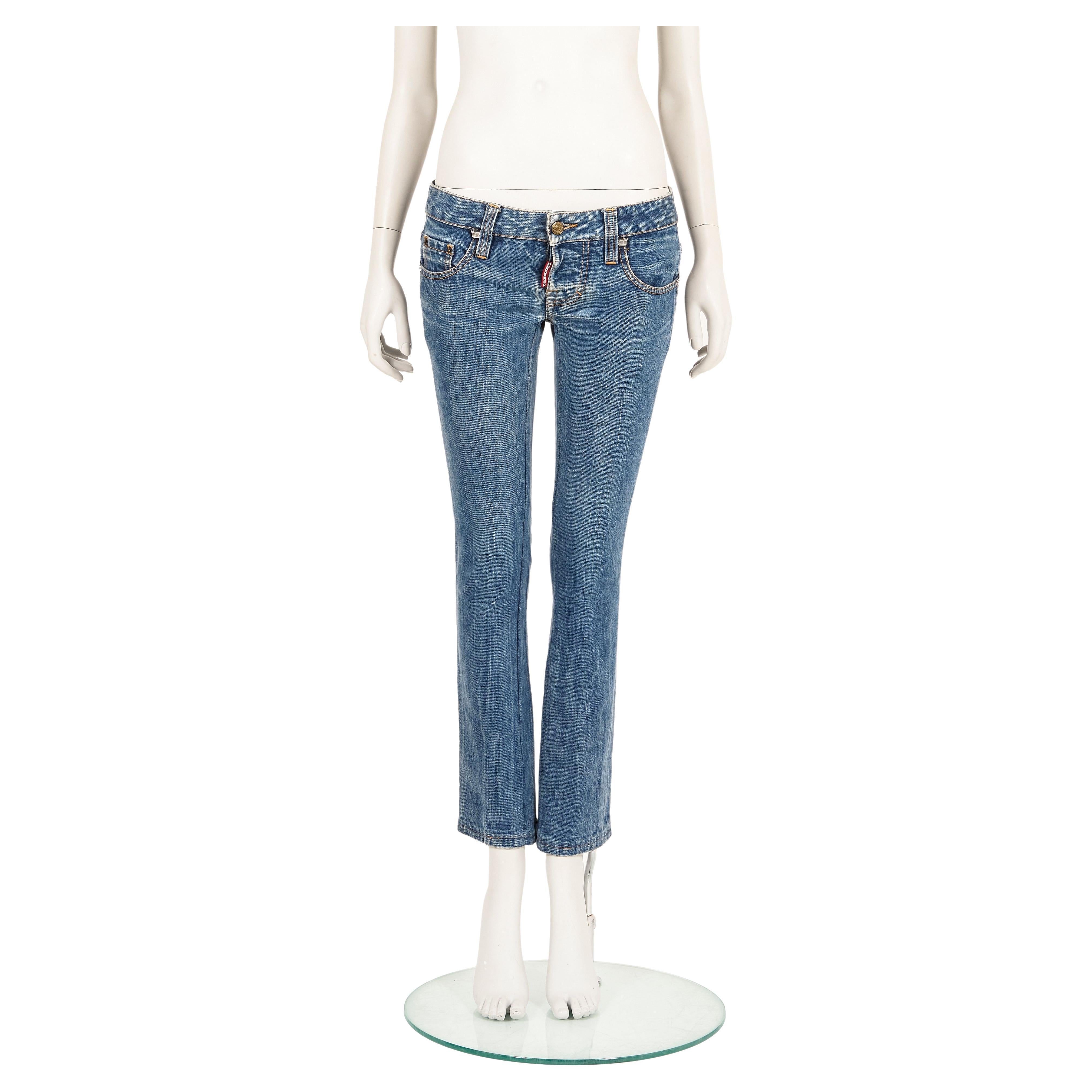 Dsquared2 S/S 2007 ultra low-rise skinny jeans For Sale