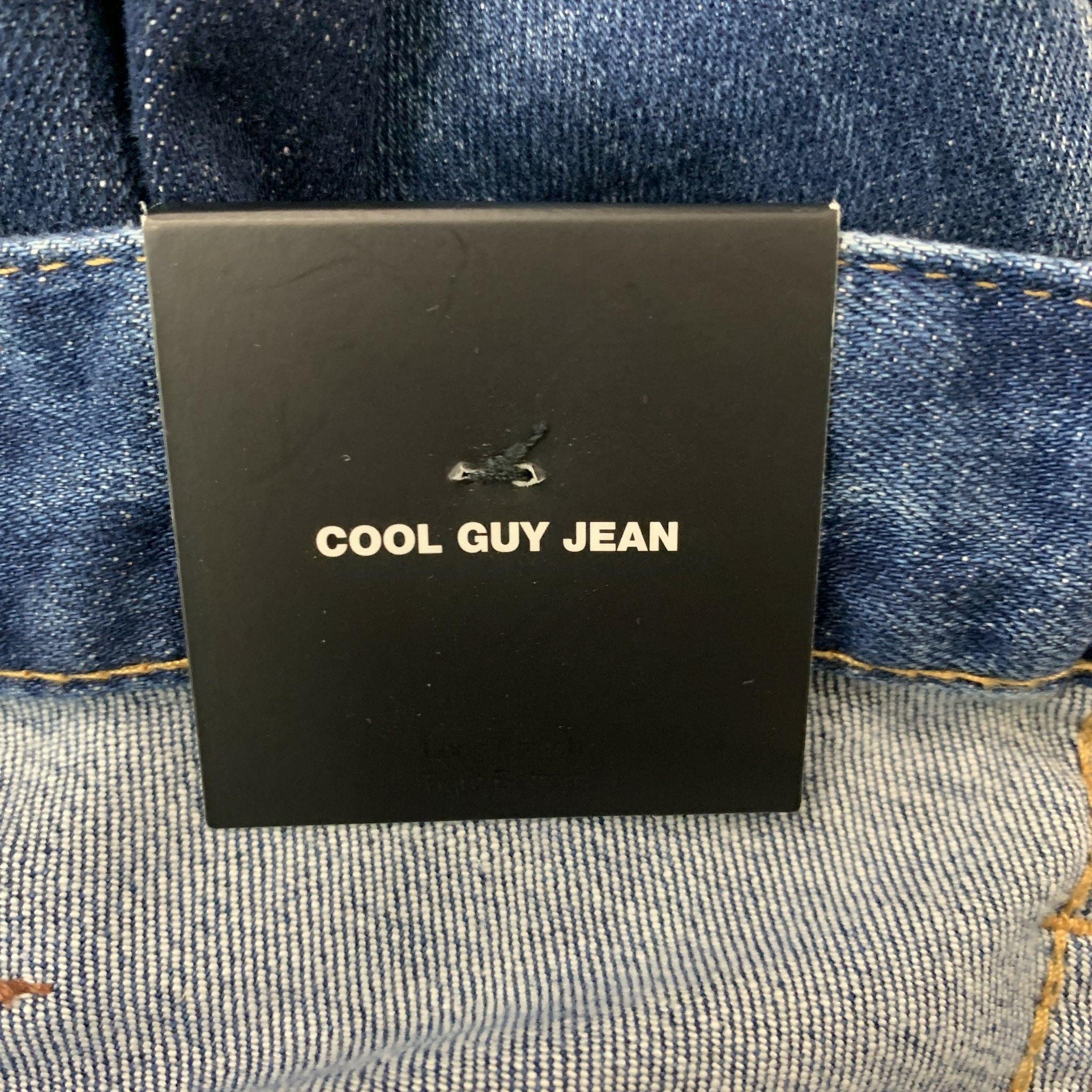 DSQUARED2 - Taille 32 - Coton bleu vieilli  Elastane Jeans à braguette boutonnée Pour hommes en vente