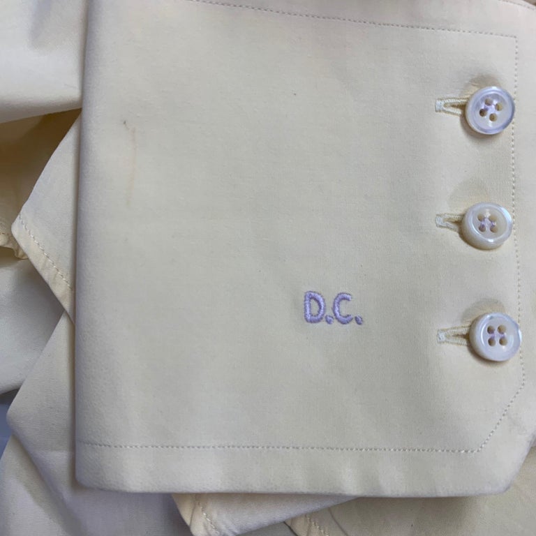 Chemise Dsquared² F/W 2008 Manches Longues Jaune - Taille S, Coton, Occasion Très Bon état