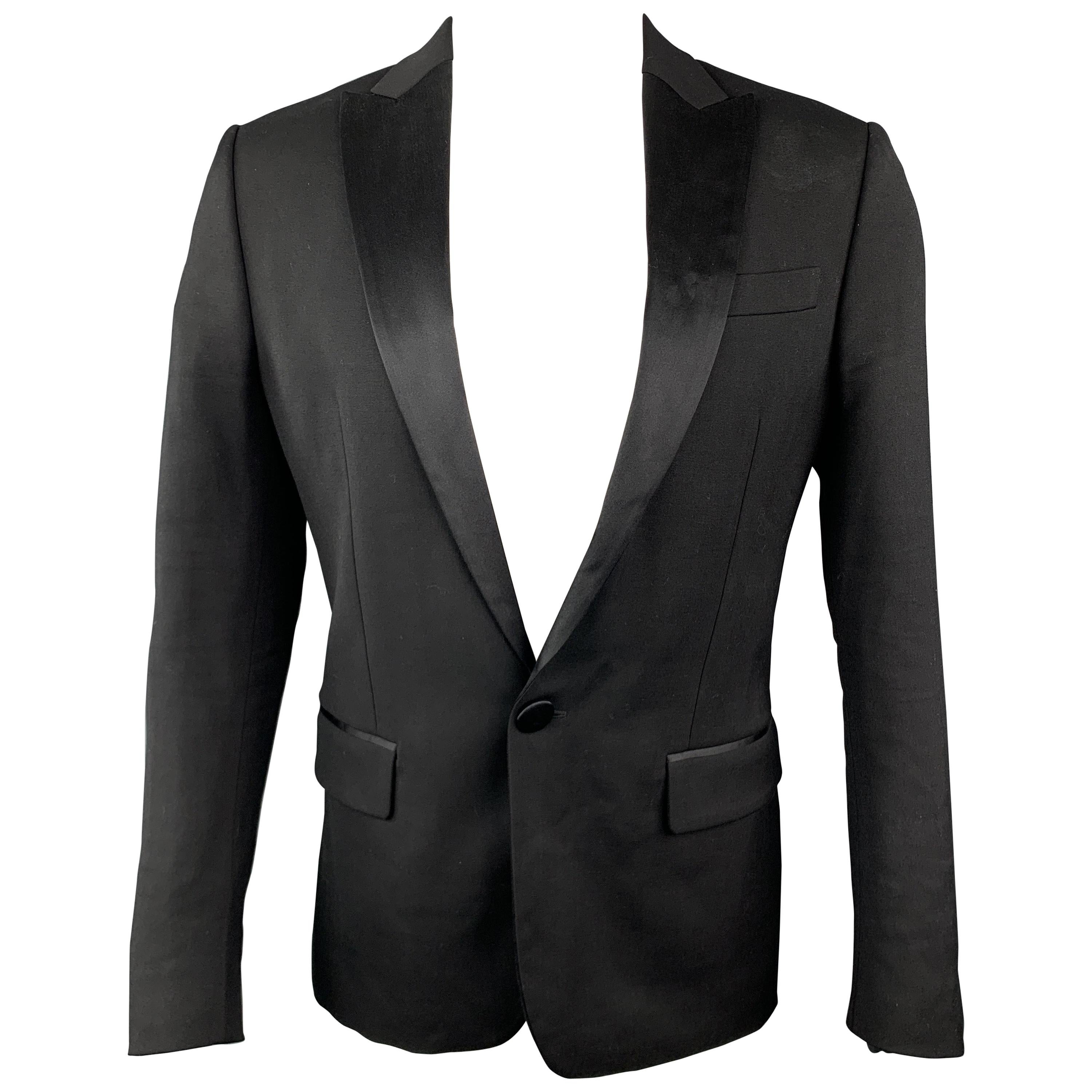 DSquared2 Jacket Tuxedo Bugle Beads Superb Rear Detail 44 For Sale at ...
