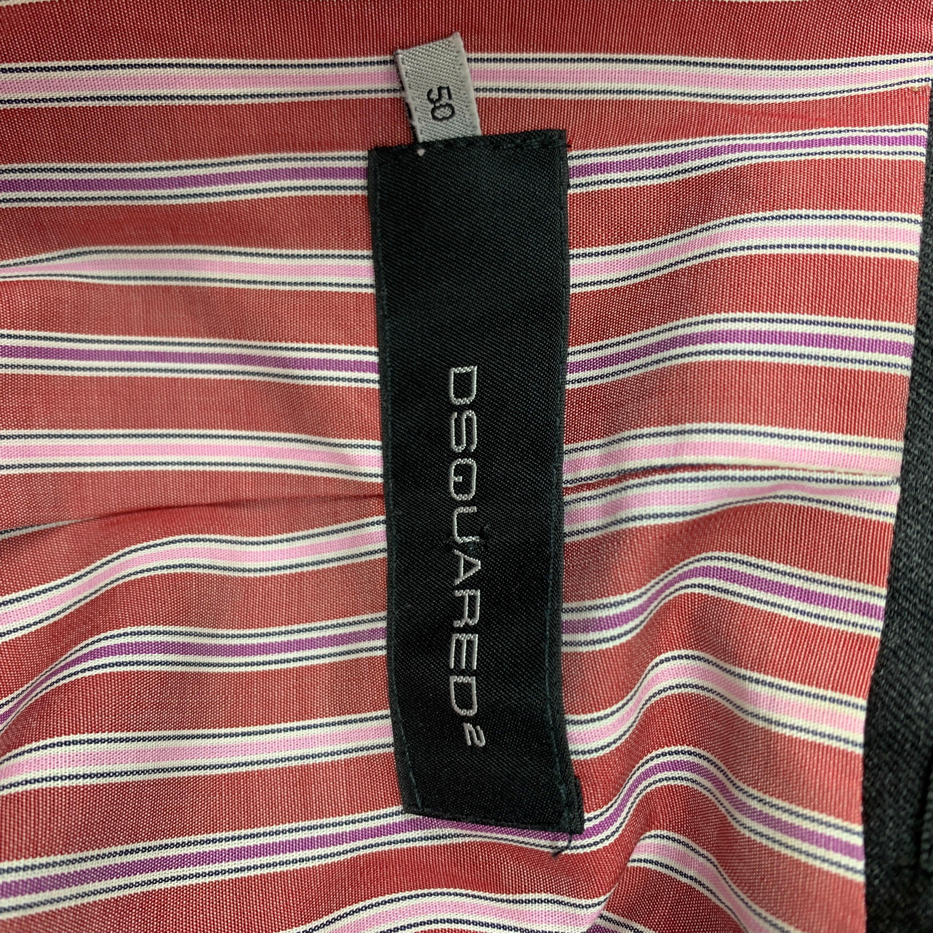 DSQUARED2 Talla 40 Gris Carboncillo Lana Solapa Pico Abrigo Deportivo en venta 2