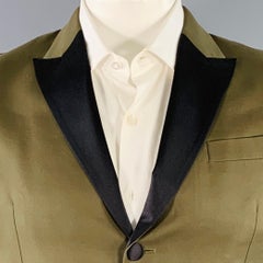 DSQUARED2 Taglia 42 Greene & Greene Nero in misto cotone con tre bottoni e risvolto a punta.