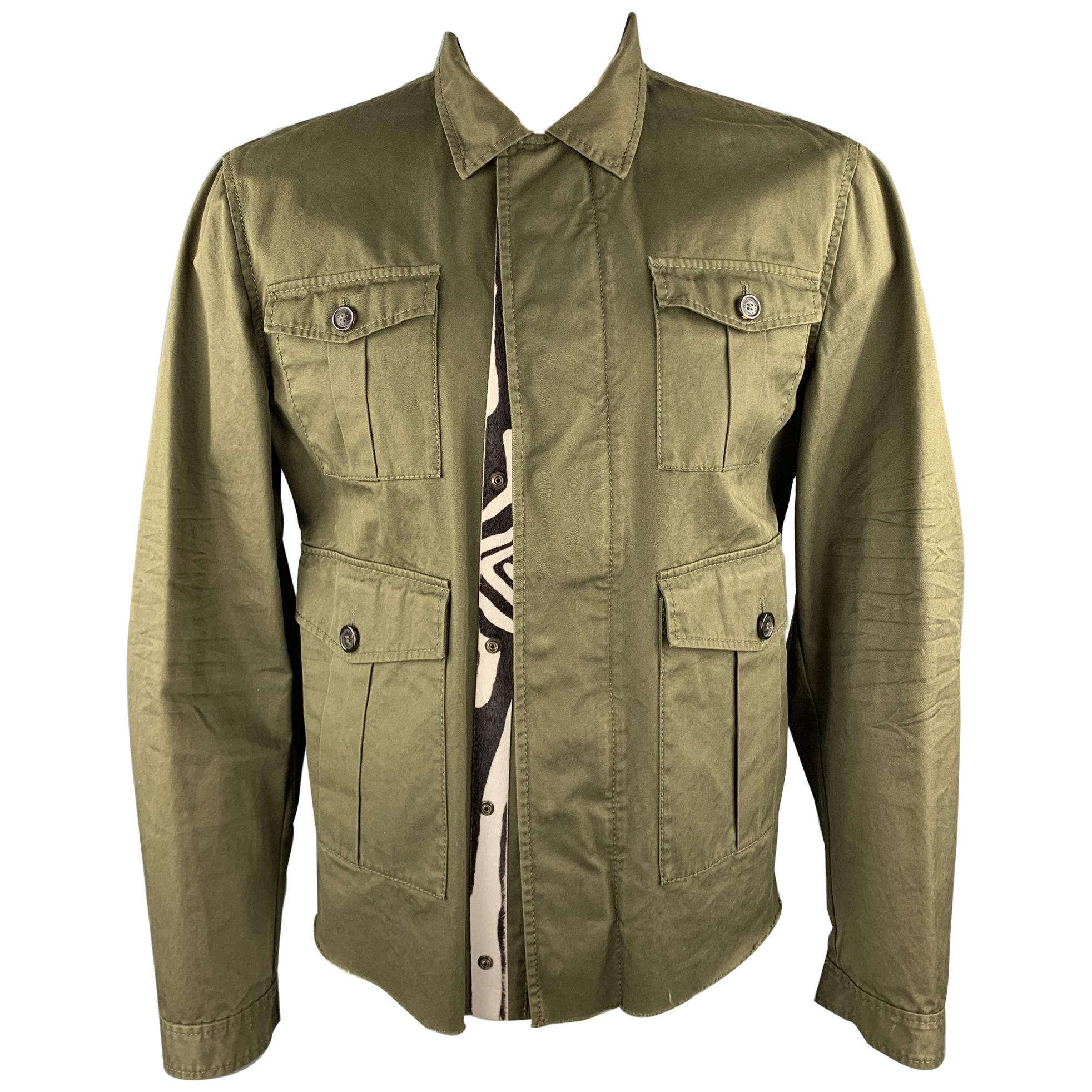 dsquared army jacket