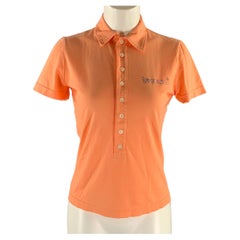 Polo de algodón naranja de DSQUARED2, talla M