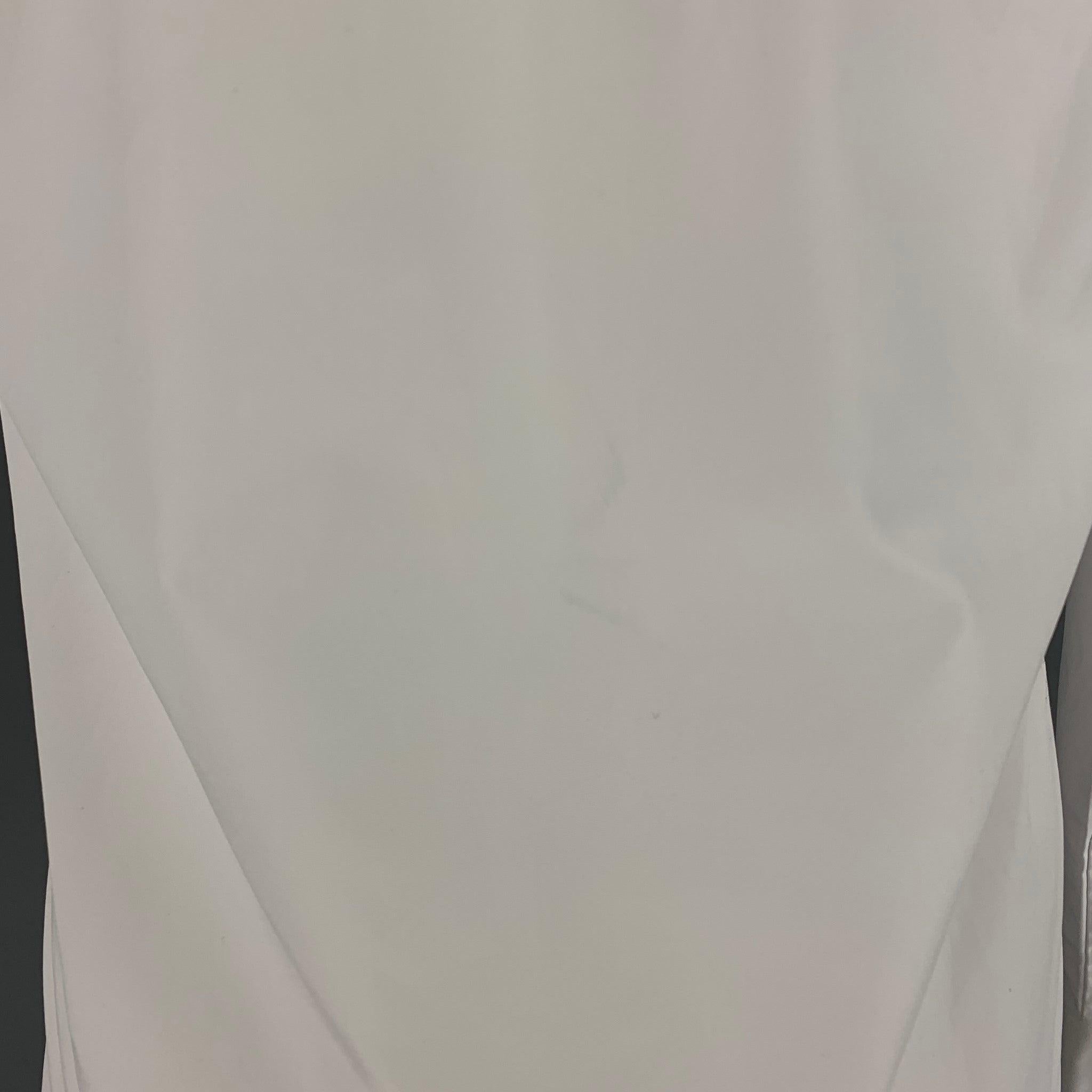 DSQUARED2 Size S White Cotton Tuxedo Long Sleeve Shirt For Sale 1