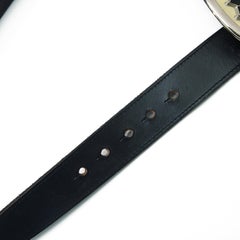 Cinturón Dsquared2 Vintage 2000s Gothic Logo Big Buckle