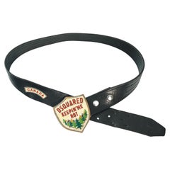Dsquared2 Vintage 2004 'Keepin Me Hot' Buckle Belt