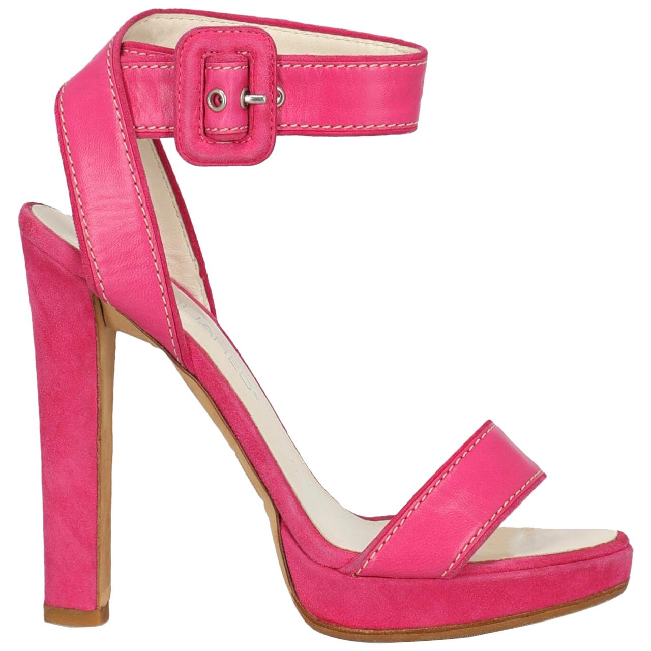 Dsquared2 Woman Sandals Pink Leather IT 36 For Sale