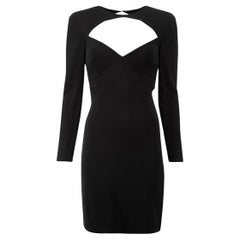Dsquared2 Women's Black Open Back Mini Dress
