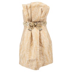 Dsquared2 Women's Strapless Structured Mini Dress