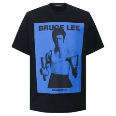Dsquared2 x Bruce Lee Print Oversized T-Shirt in Übergröße L