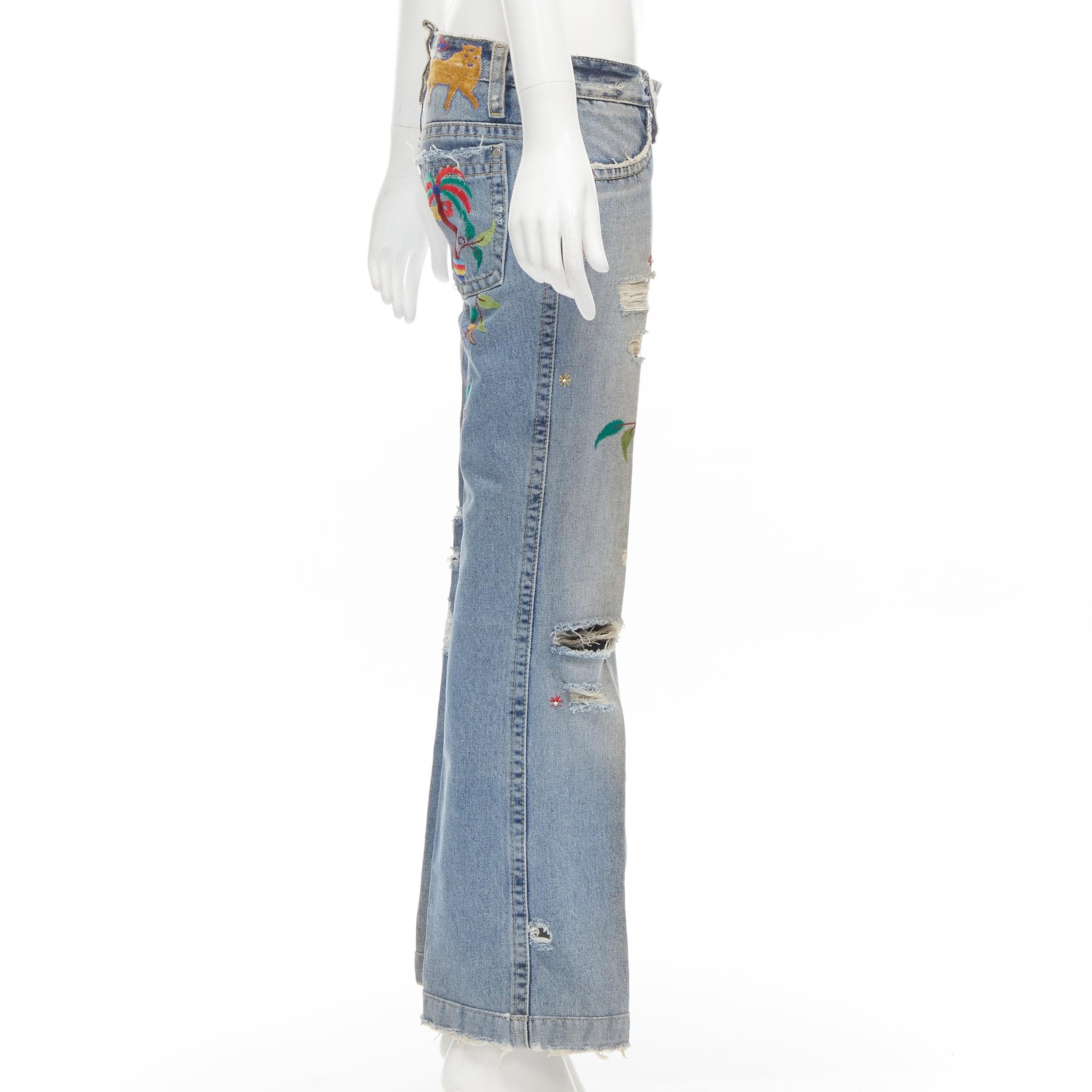 embroidered jeans bootcut