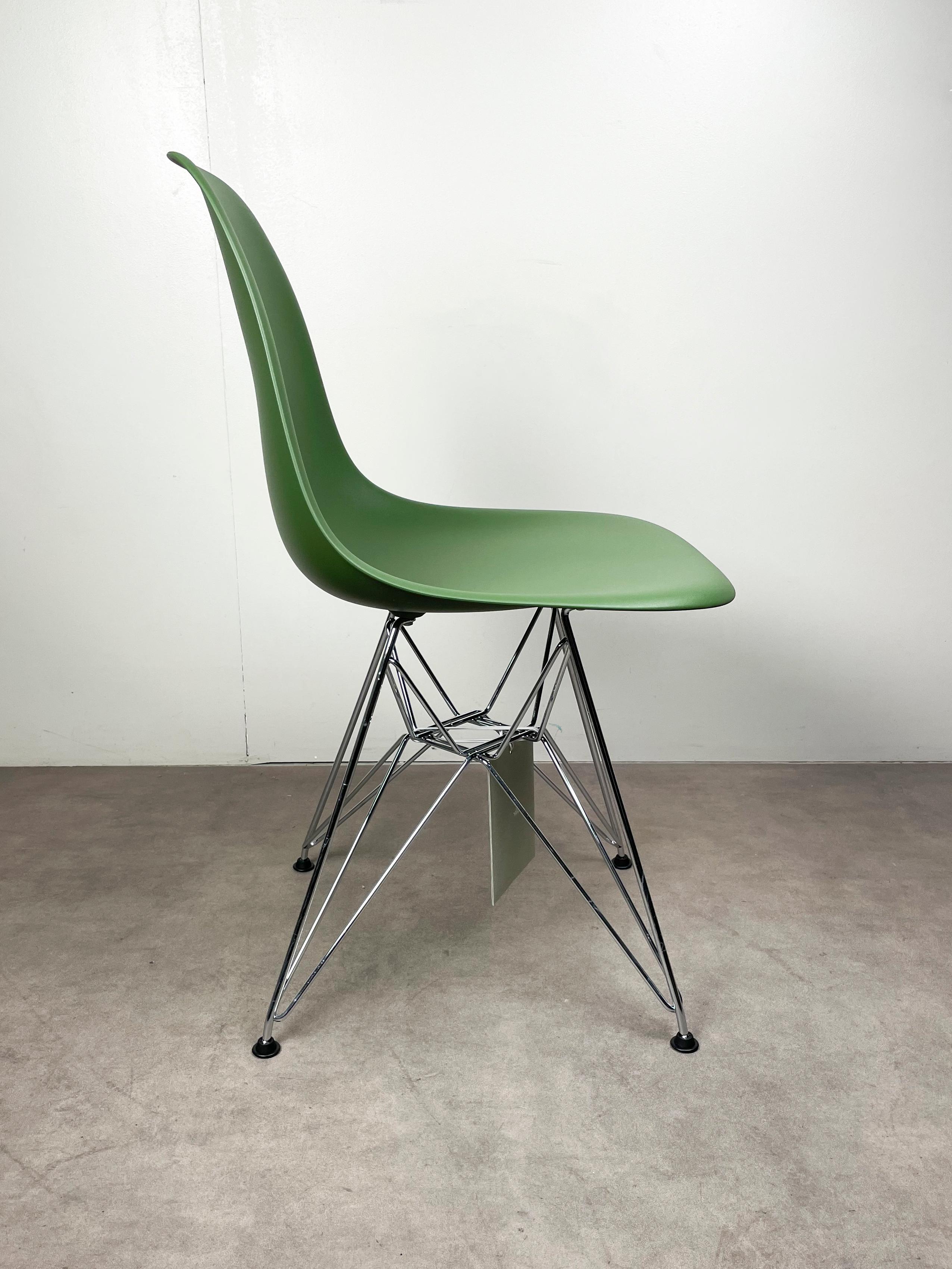 Metal DSR Chairs by Charles and Ray Eames for Vitra