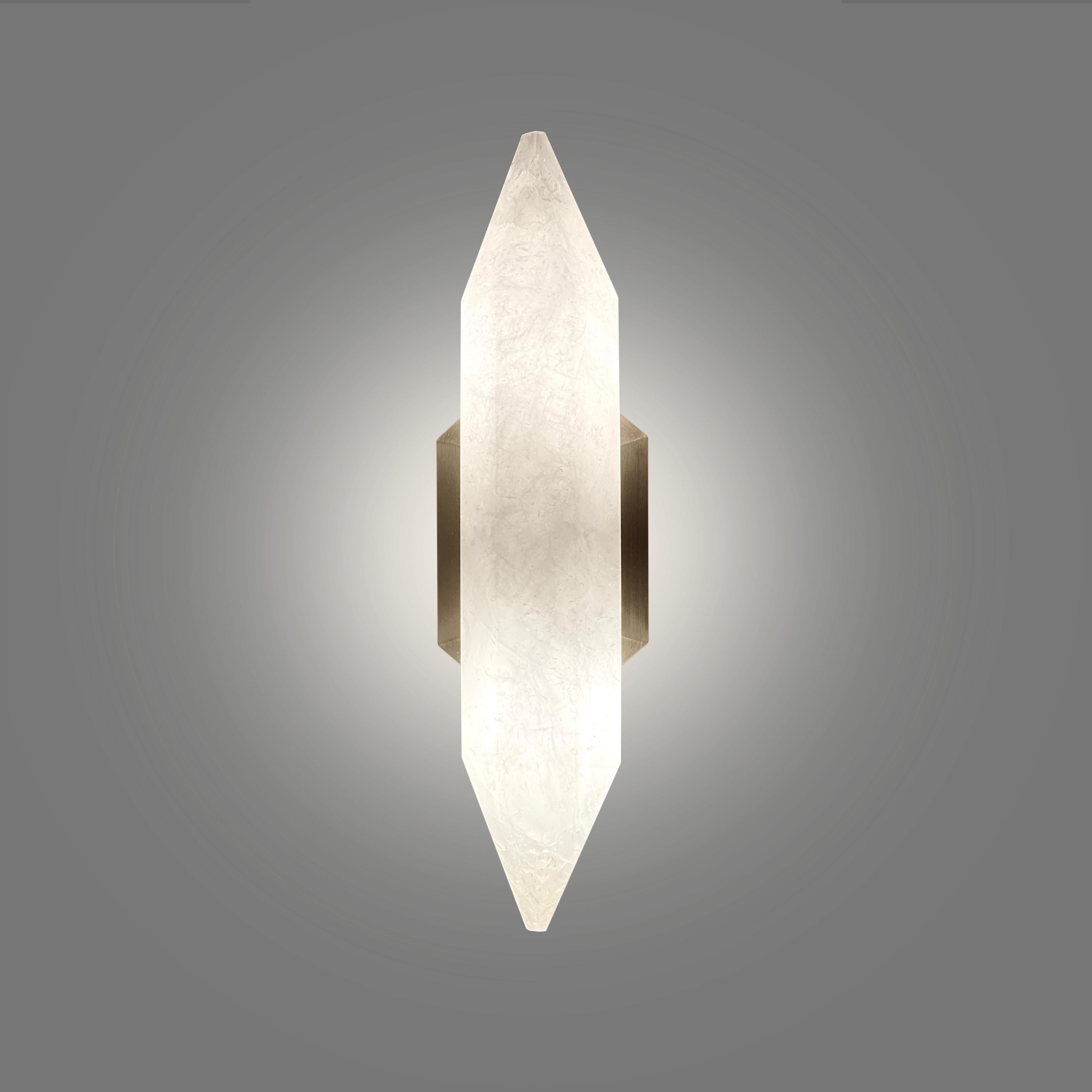 XXI secolo e contemporaneo DSA15 Sconce di cristallo di rocca di Phoenix in vendita