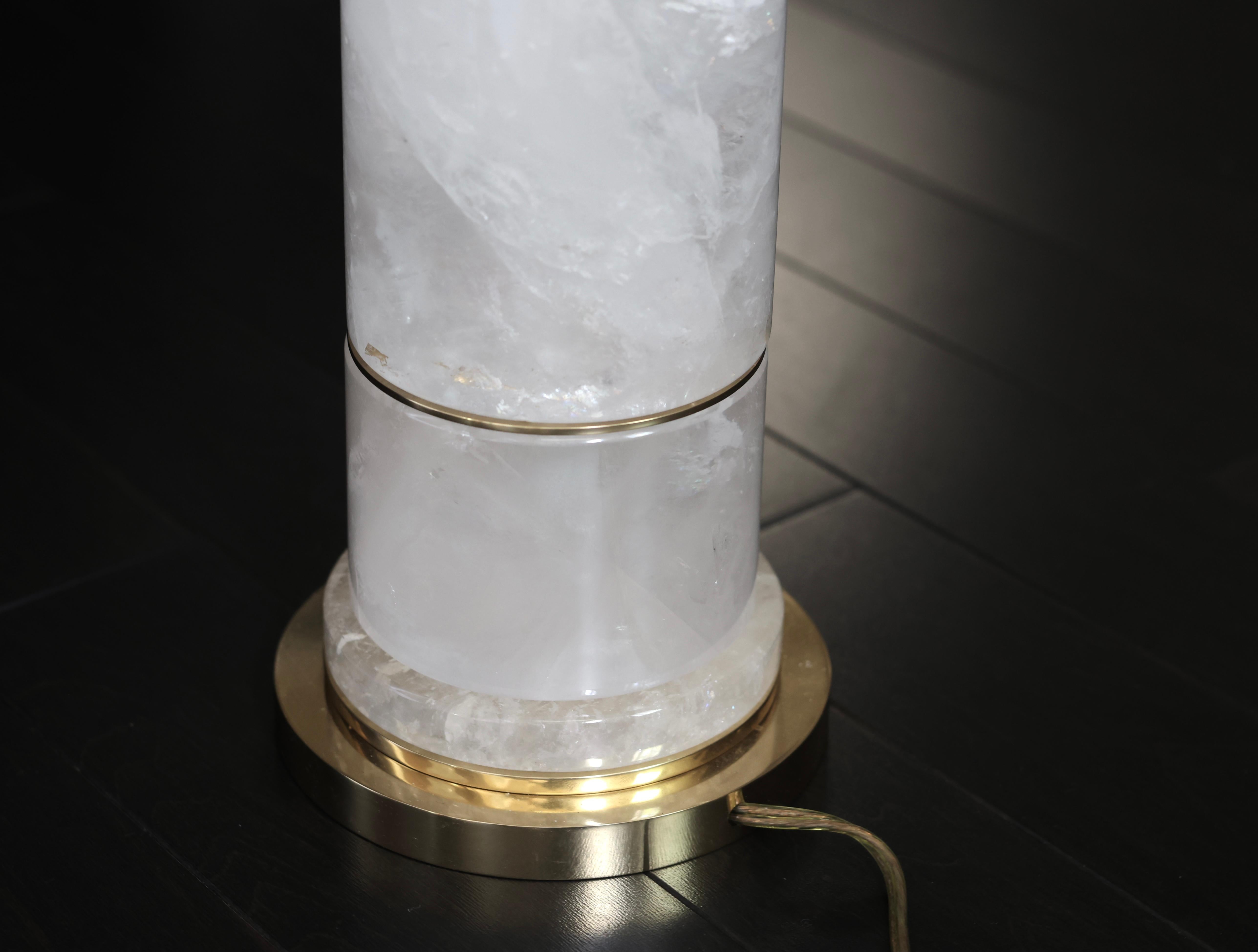 DSW Rock Crystal Lamps By Phoenix  In New Condition In New York, NY