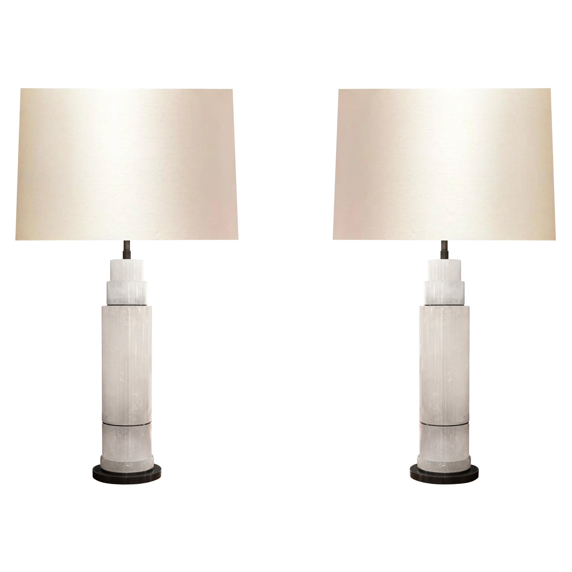 DSW28 Lampes en cristal de roche de Phoenix en vente