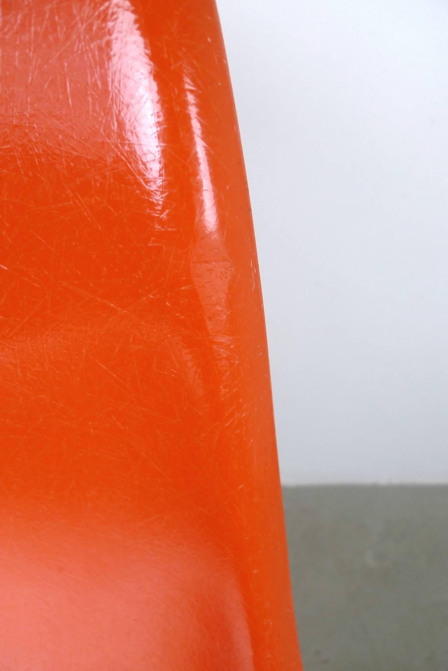 Chaise d'appoint DSX en fibre de verre de Ray &  Charles Eames pour Herman Miller, États-Unis, années 1970 1