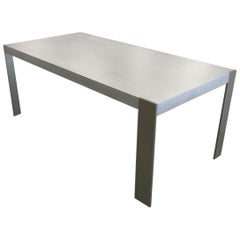 Dt-33 Dining Table with Metal Legs by Antoine Proulx