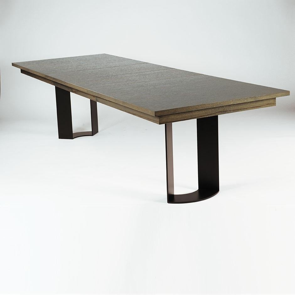 DT-86 Rectangular Dining Table with Apron by Antoine Proulx In Excellent Condition For Sale In New York, NY