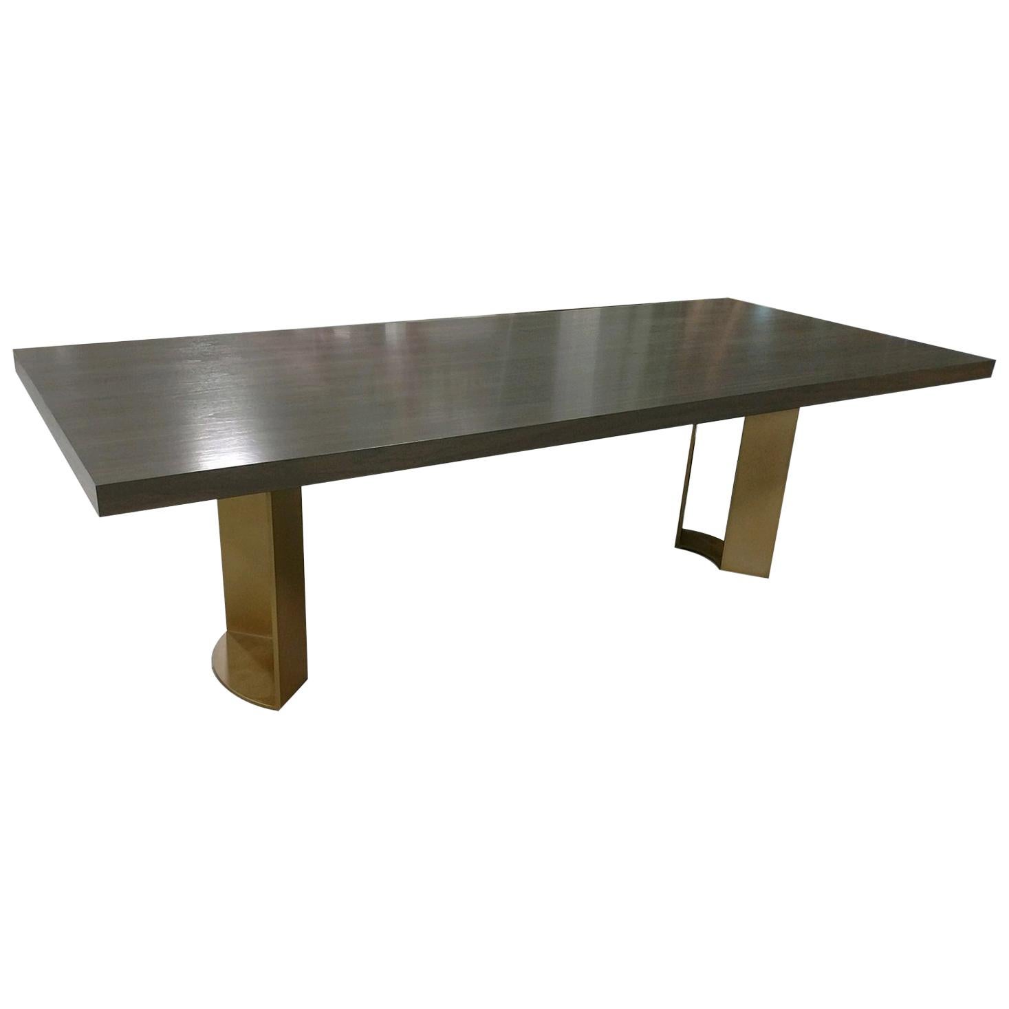 DT-86 Rectangular Dining Table with Apron by Antoine Proulx For Sale