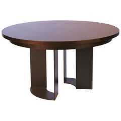 DT-86 Round Dining Table with Recessed Table Apron by Antoine Proulx