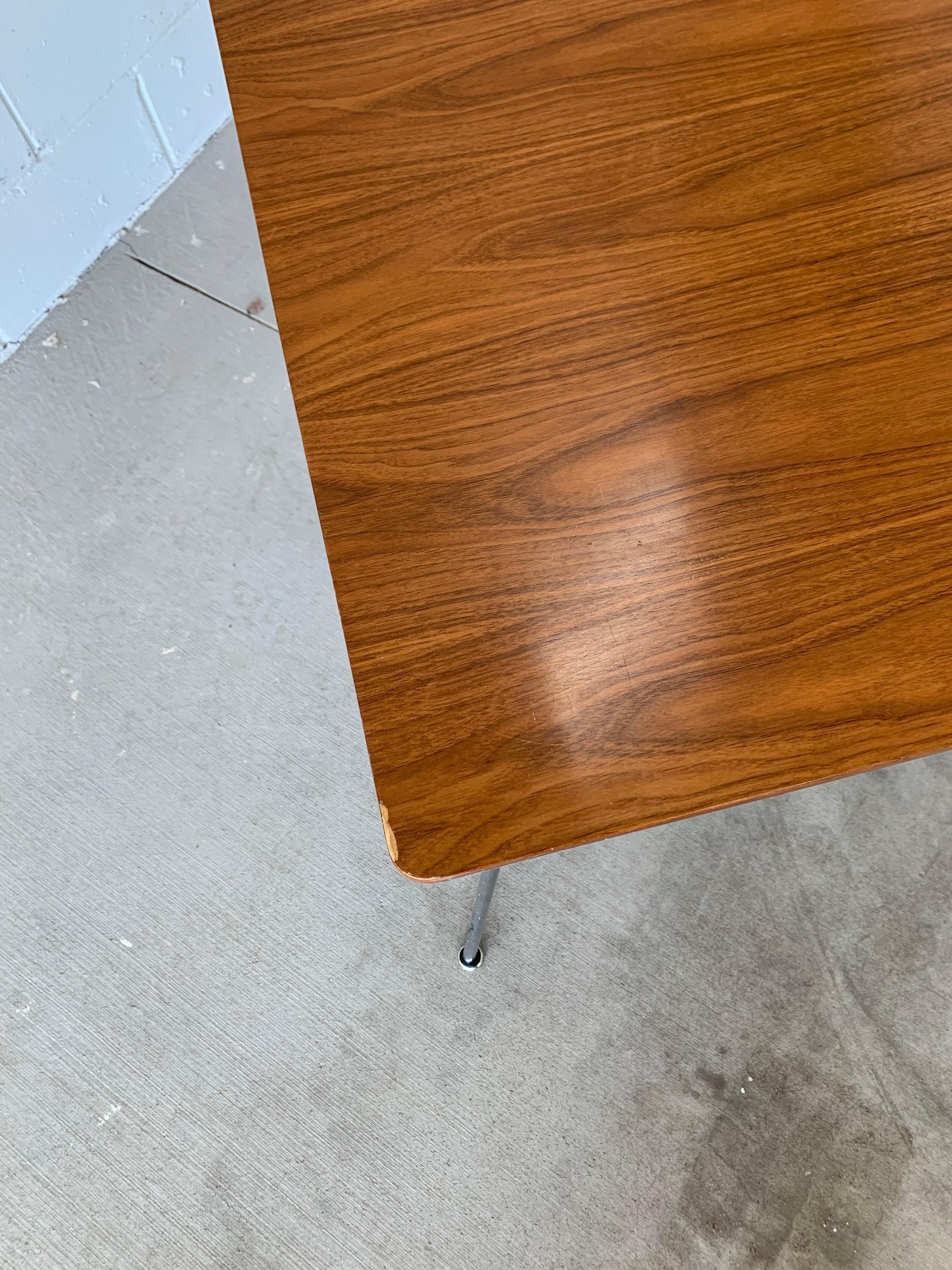 Walnut DTM2 by Ray and Charles Eames for Herman Miller For Sale