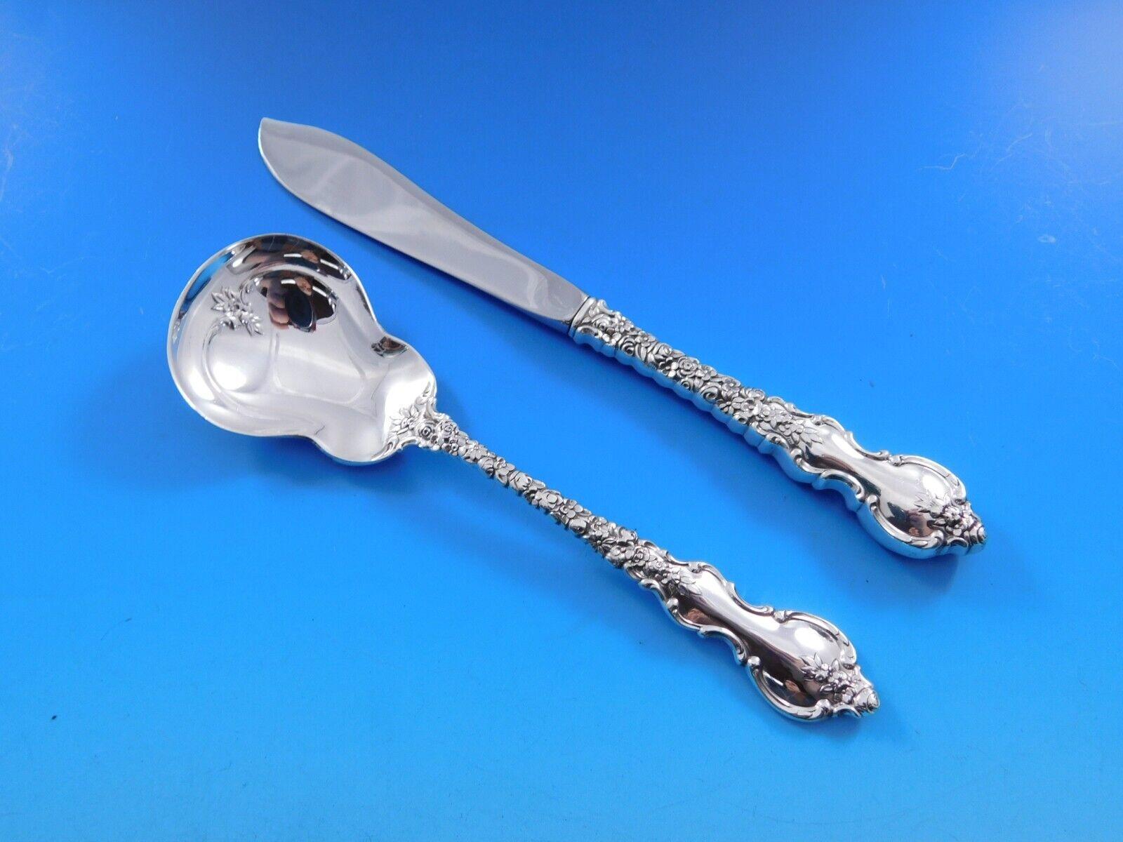 Du Barry by International Sterling Silver Flatware Service 12 Set 65 pieces For Sale 5