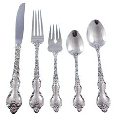 Du Barry by International Sterling Silber Besteck 12er Set 70 Teile Abendessen