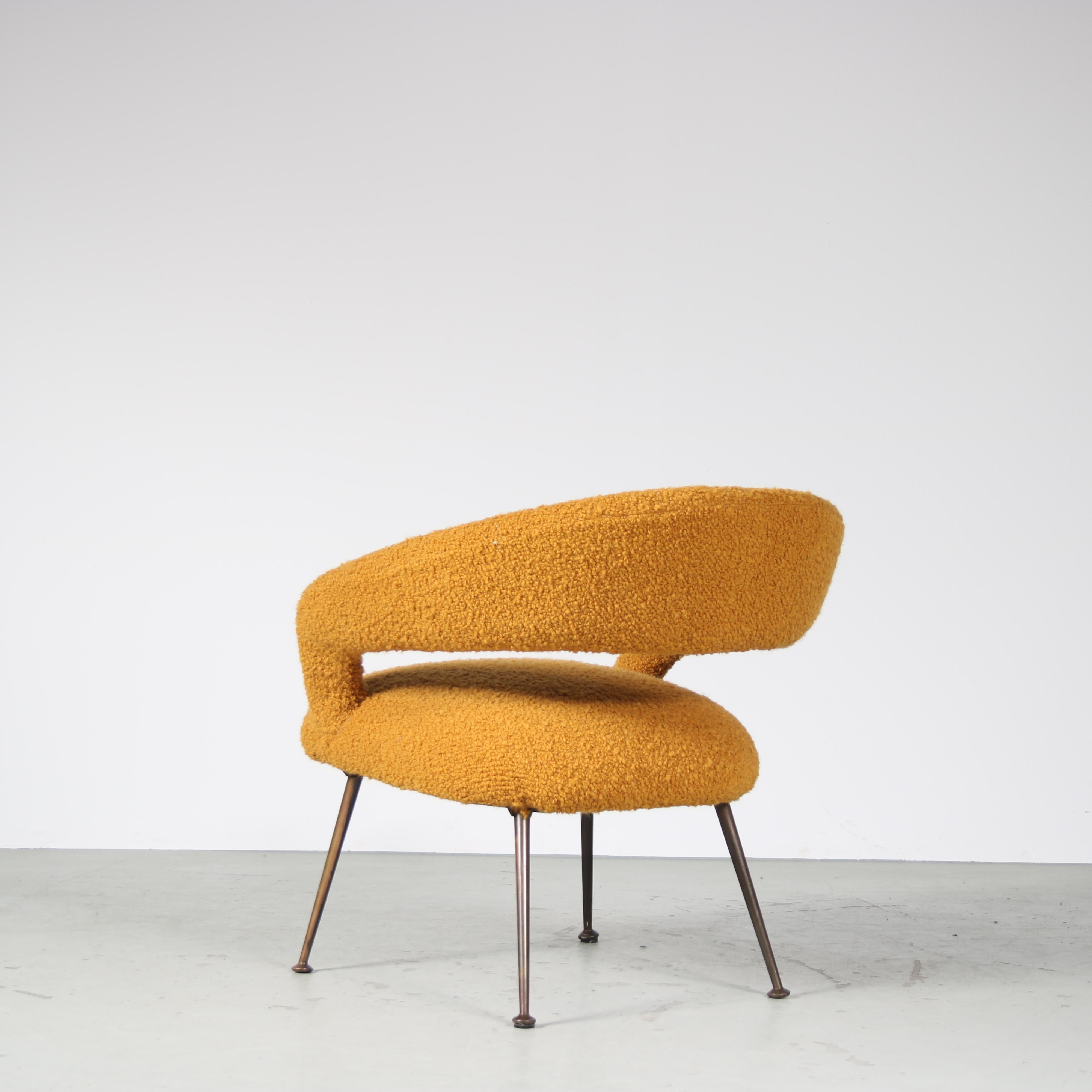 Mid-20th Century DU55 Chair by Gastone Rinaldi for RIMA, Italy 1950 For Sale