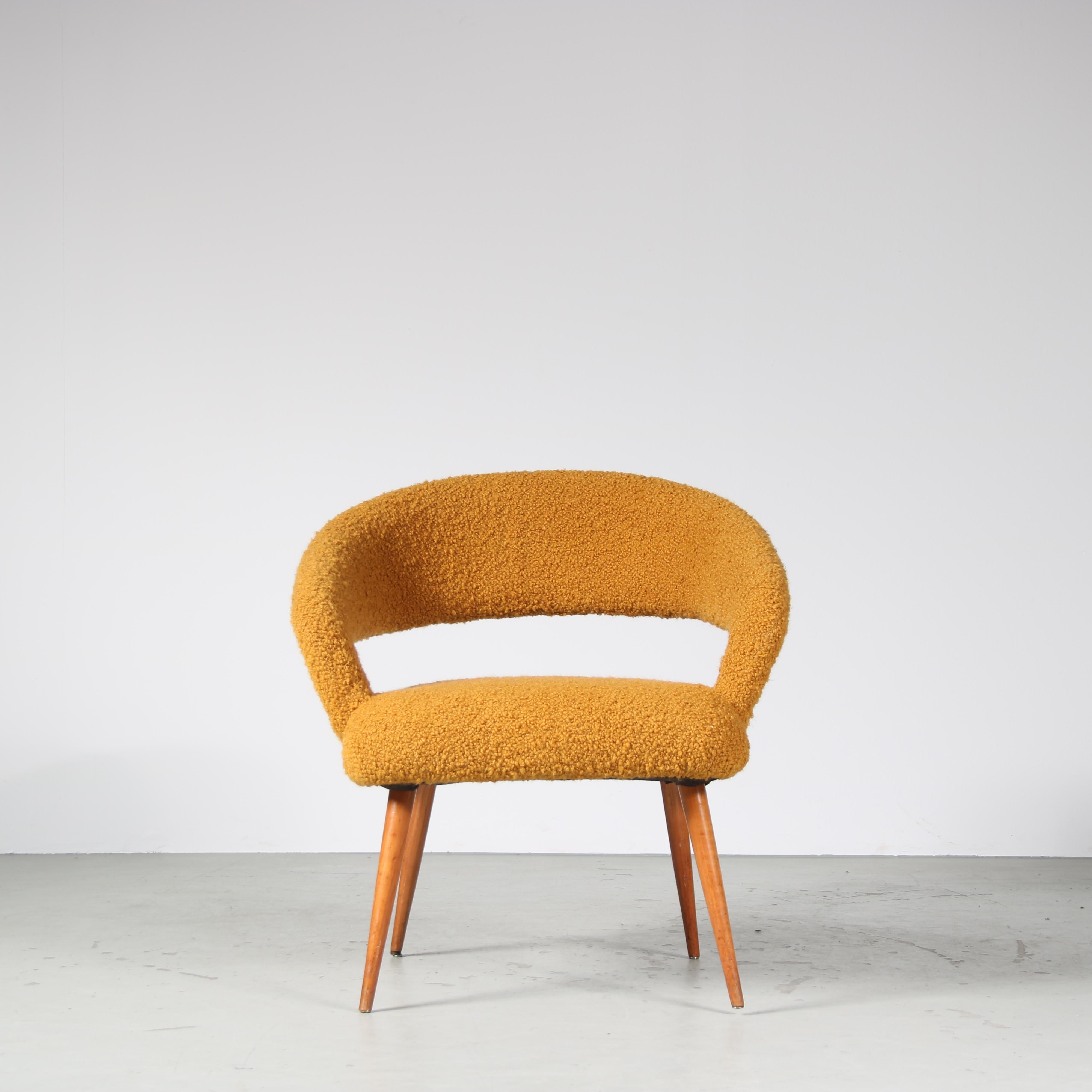 DU55 Chair by Gastone Rinaldi for RIMA, Italy 1950 For Sale 1