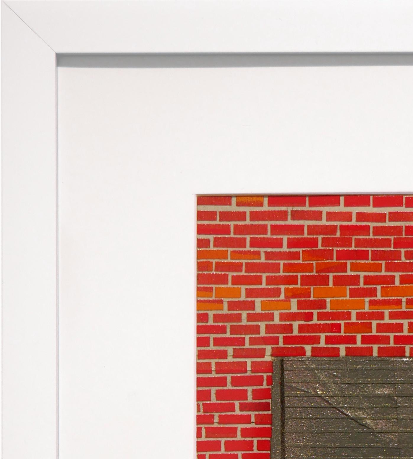 Collage coloré et contemporain d'un mur de briques par l'artiste texan DUAL. En mêlant l'esthétique de la sous-culture urbaine à la riche diversité de la forêt tropicale, DUAL encourage le spectateur à faire une pause dans la monotonie de la vie