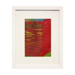 "If Walls Could Talk" Contemporary Abstract Mixed Media Landscape Collage