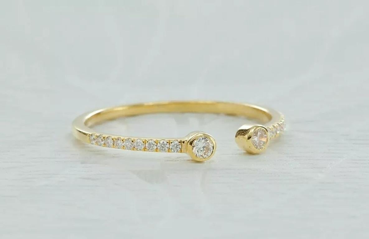 Dual Birthstone Open Cuff Diamond Ring 14k Solid Gold Promise Ring Birthday Gift
Light weight can be worn everyday

Additional information:
Condition: New with tags: A brand-new, unused, and unworn item (including handmade items) in the original