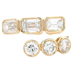 Dual Brilliance 18K Yellow Gold Multi-Cut Diamond Ring