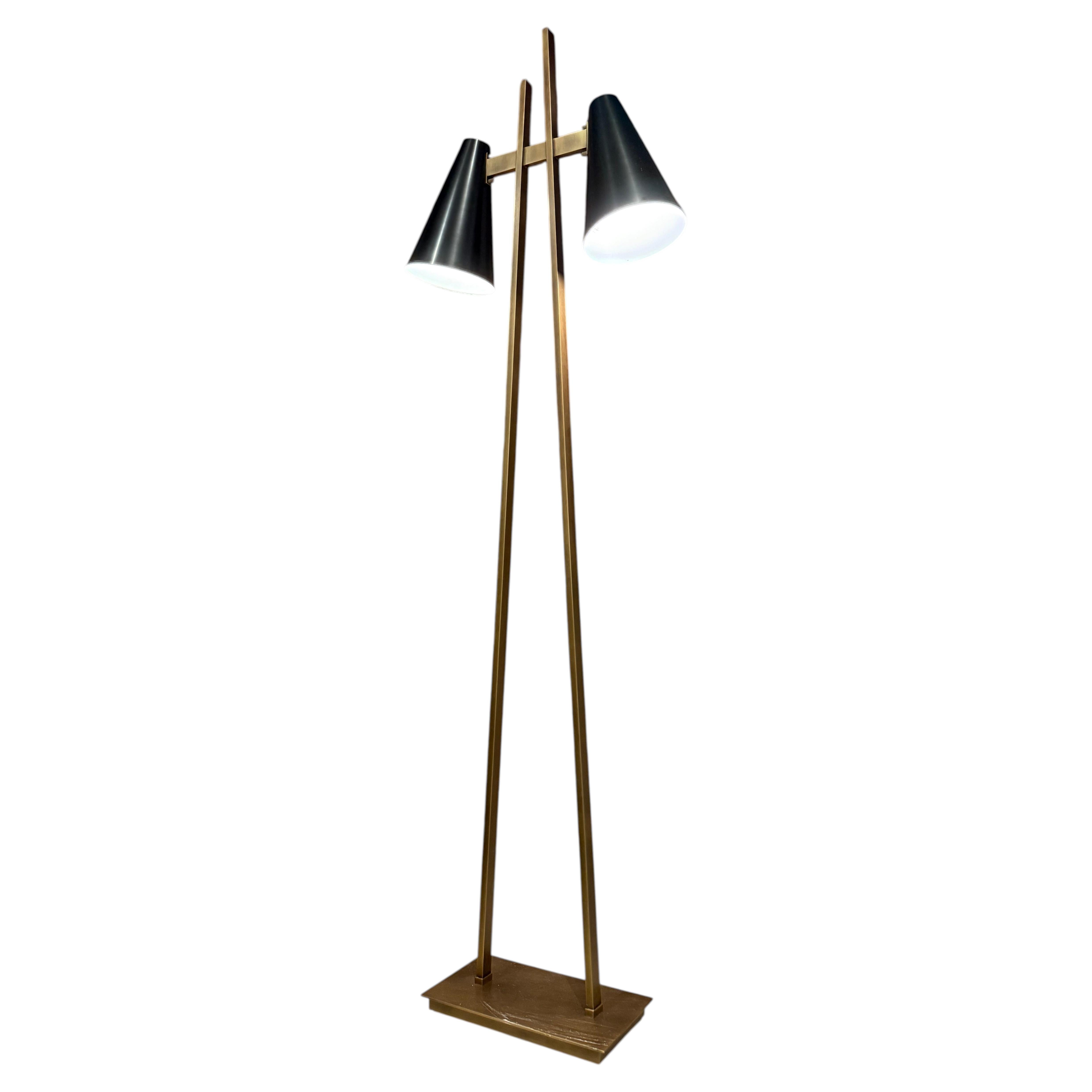 Dual Head Floor Lamp