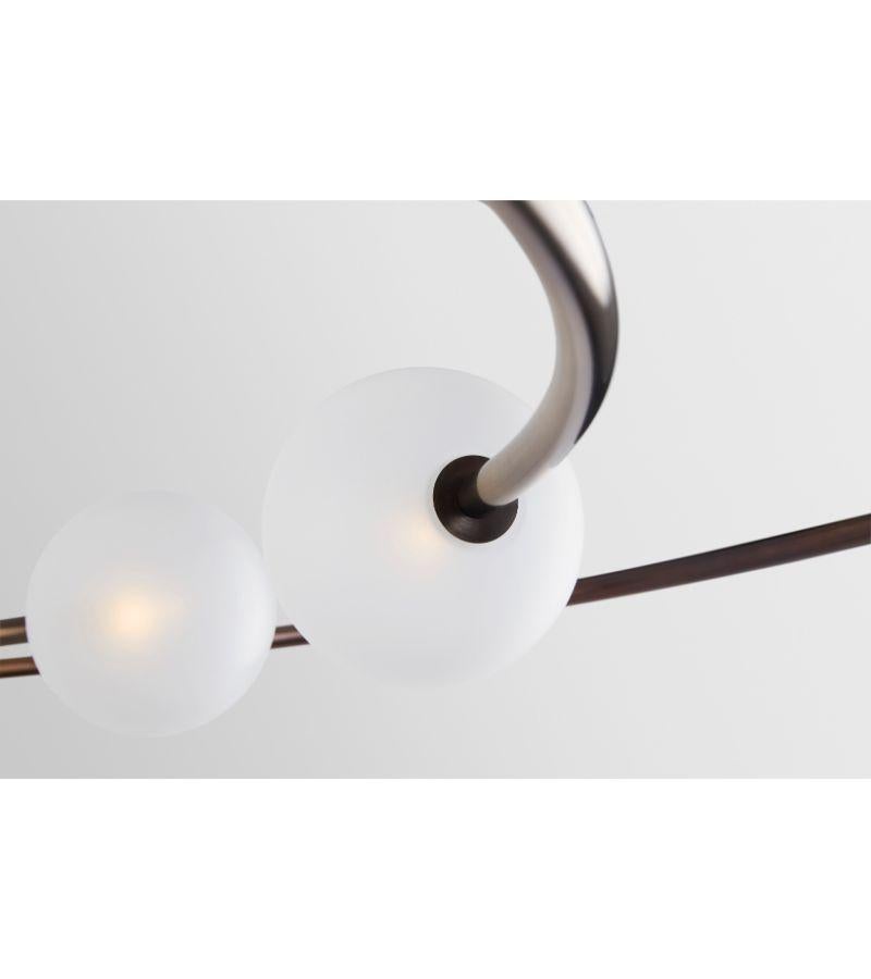Dual Ring Oddments Chandelier by Volker Haug For Sale 2