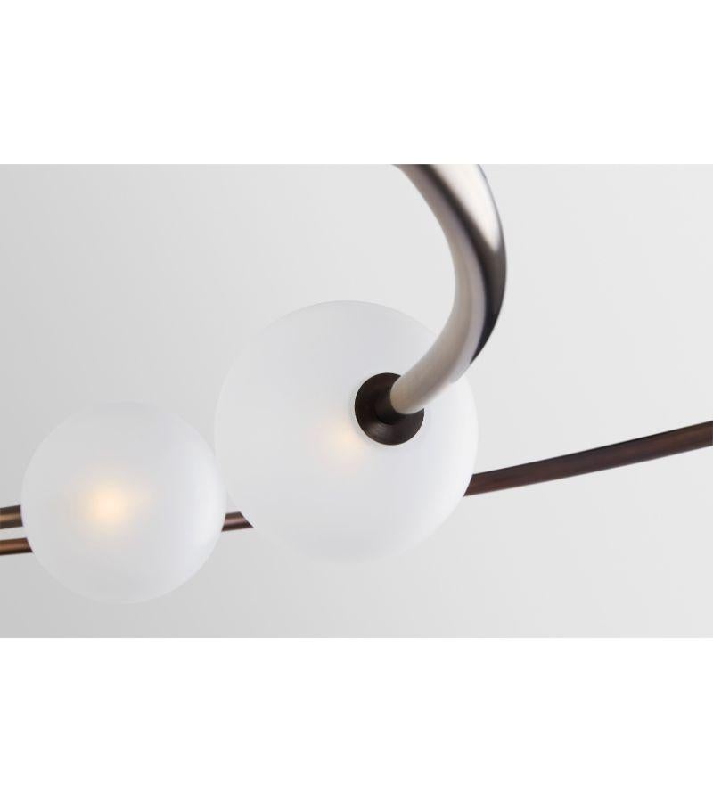 Dual Ring Oddments Chandelier by Volker Haug For Sale 3