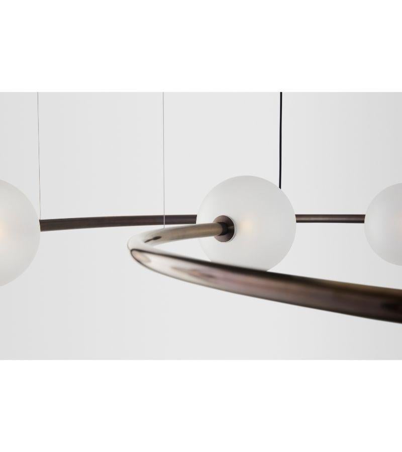 Dual Ring Oddments Chandelier by Volker Haug For Sale 4