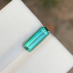 Dual Shades Blau Grün Turmalin Smaragd Schliff Edelstein für Anhänger Schmuck