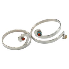 Dual Sterling Silver Cuffs by Dylan Chiago