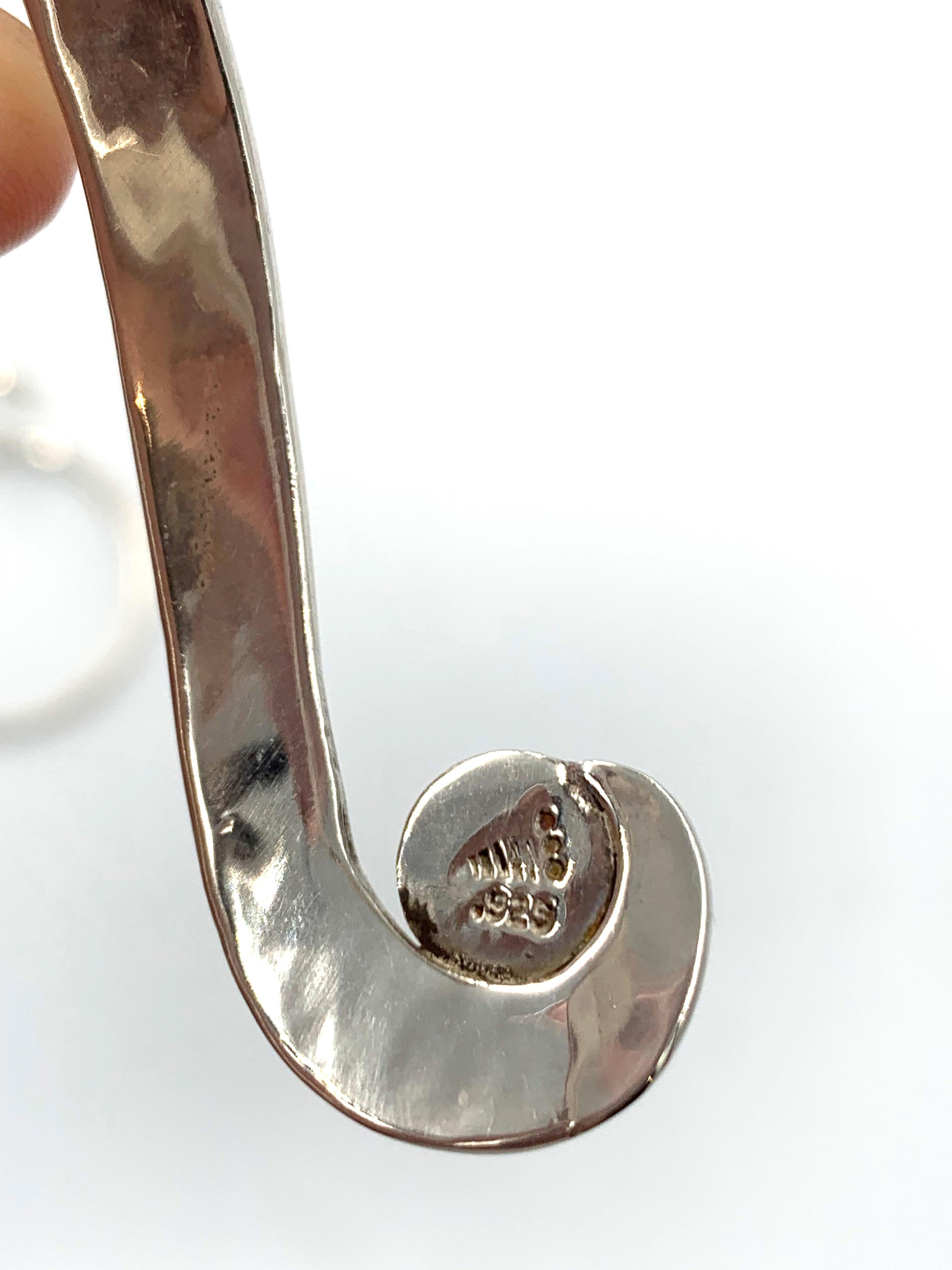 Puños dobles de plata de ley de Dylan Chiago en venta 15