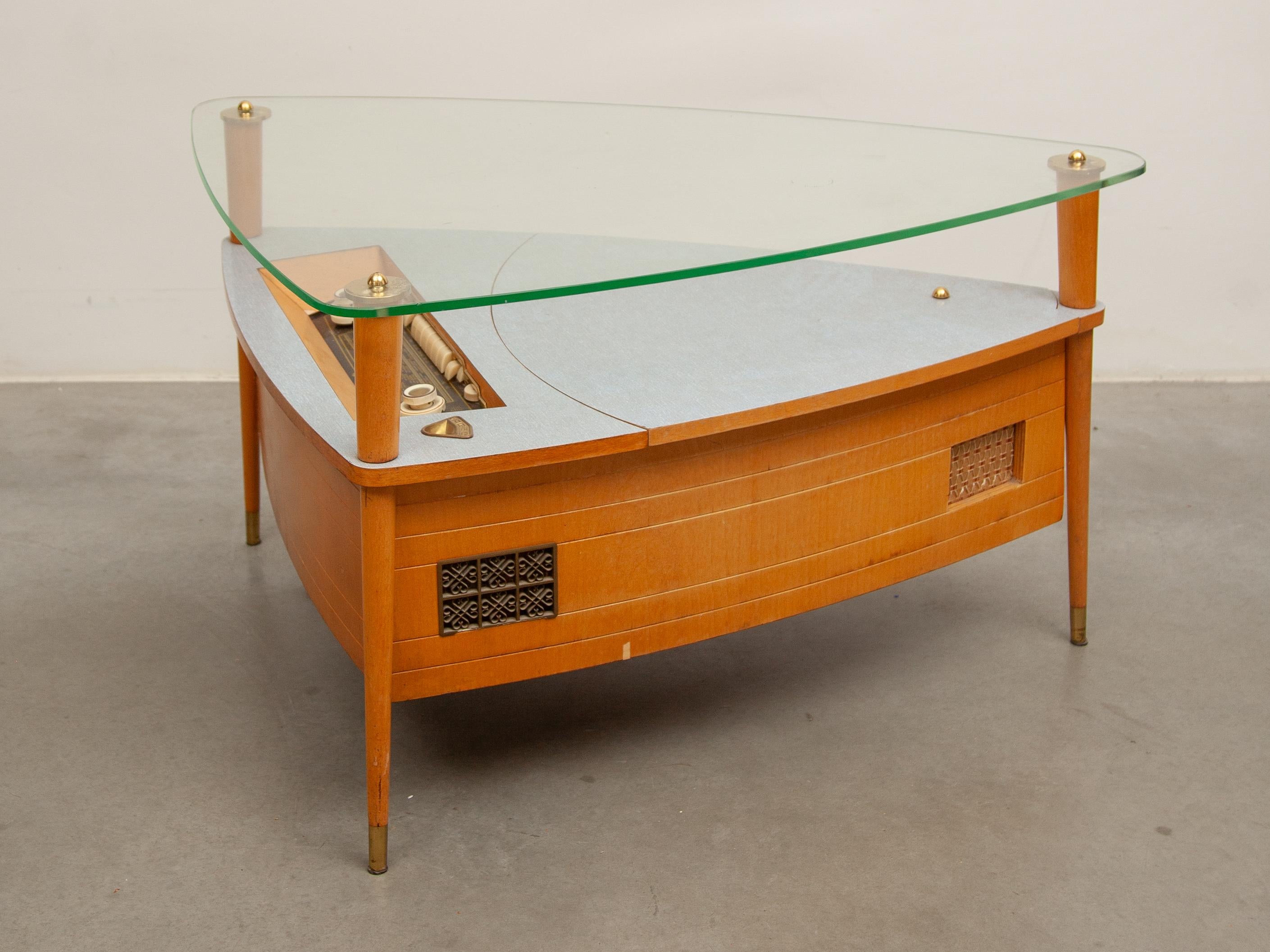 Dual Type 1003 Turntable Record Player and Acec Radio Display, Germany, 1958 For Sale 8