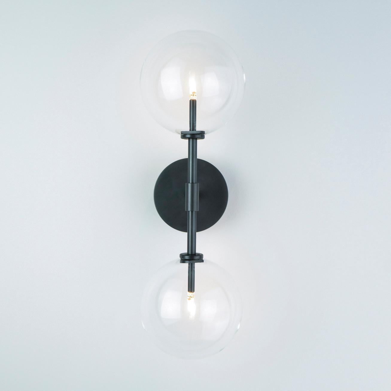 Polish Dawn Dual Wall Sconce by Schwung