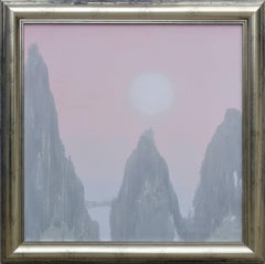 Vintage "China Rocks" Landscape 