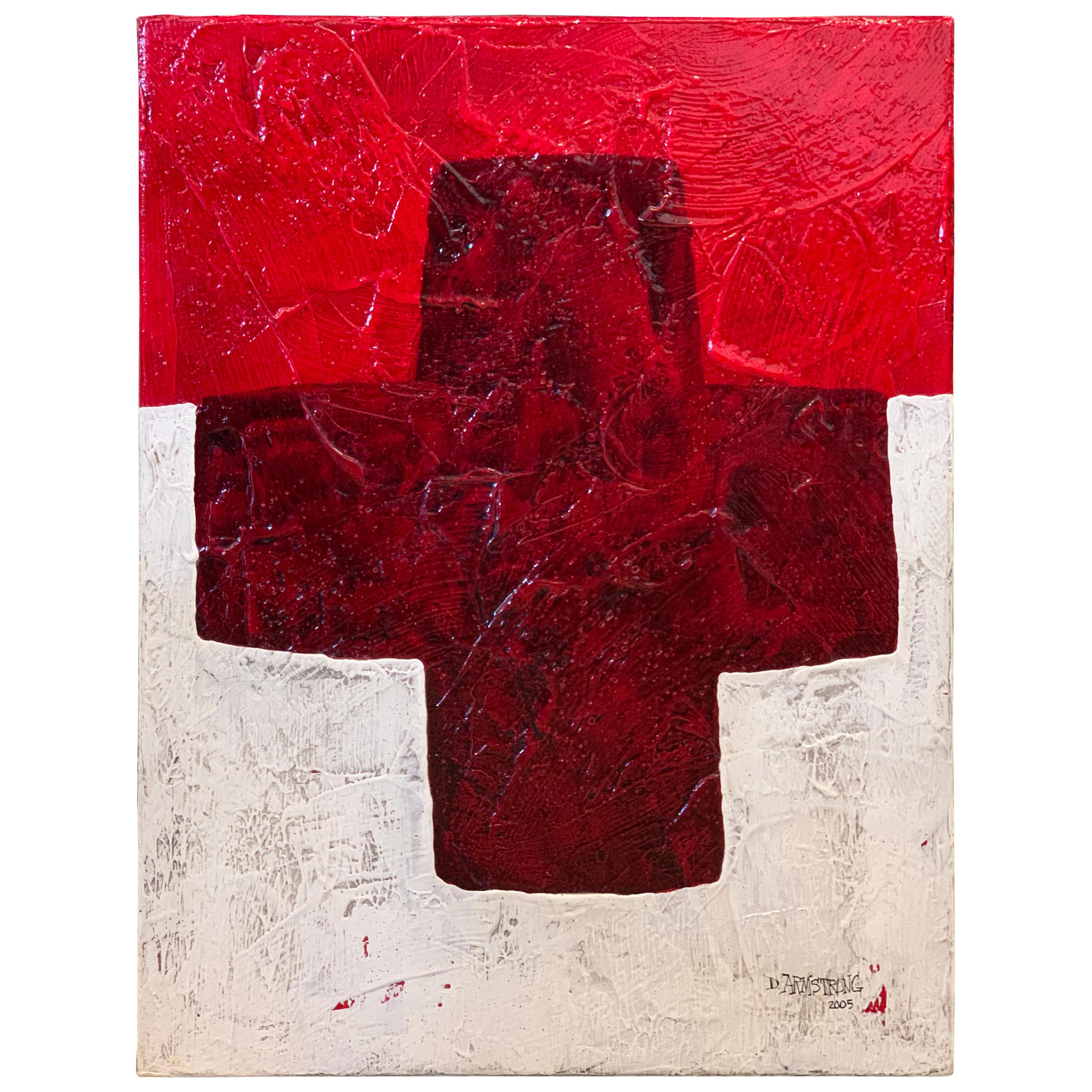 Óleo Duane Armstrong "Red Cross" (Cruz Roja) en venta