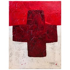 Duane Armstrong Oil "Red Cross"