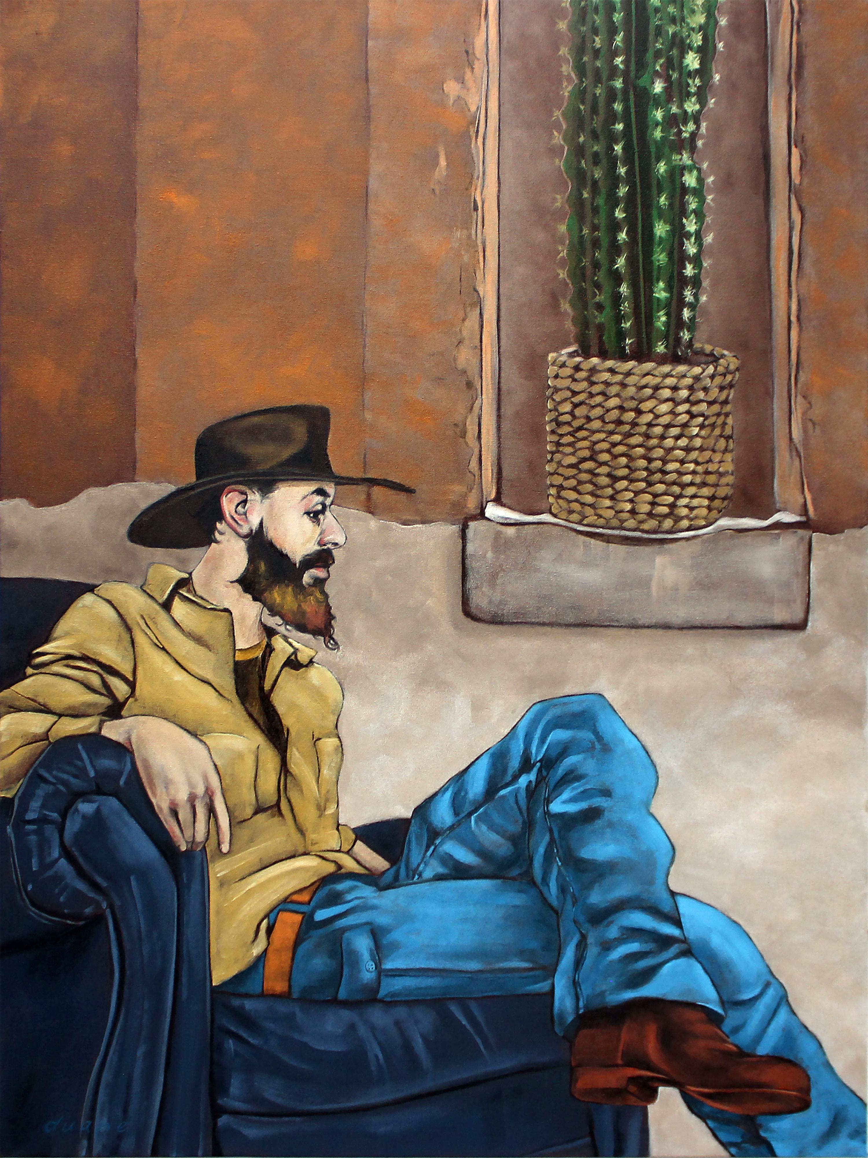 Hombre Duro, peinture à l'huile
