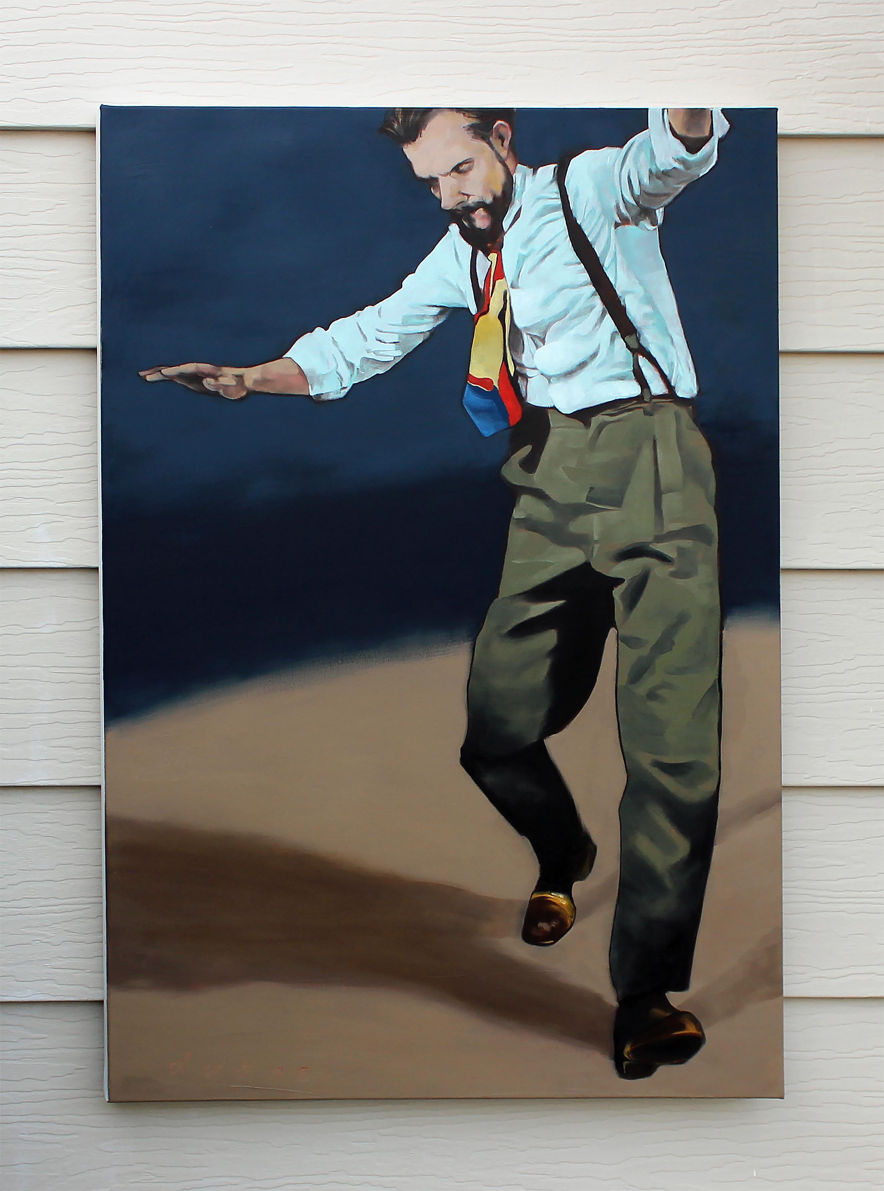 Jazz Slide, Ölgemälde (Zeitgenössisch), Painting, von Duane Brown